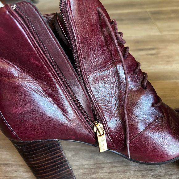 Isola soft stacked heel oxblood ankle boot size 8 good condition - Picture 5 of 15